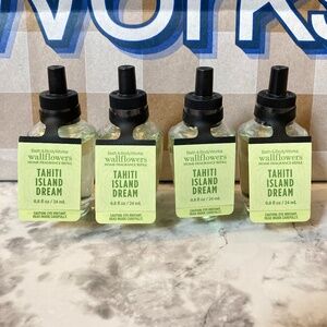 Four Bath & Body Works Tahiti Island Dream Wallflower Refills